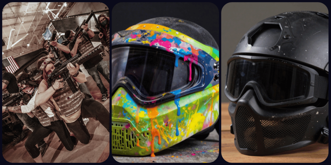 Paintball v airsoft v lasertag